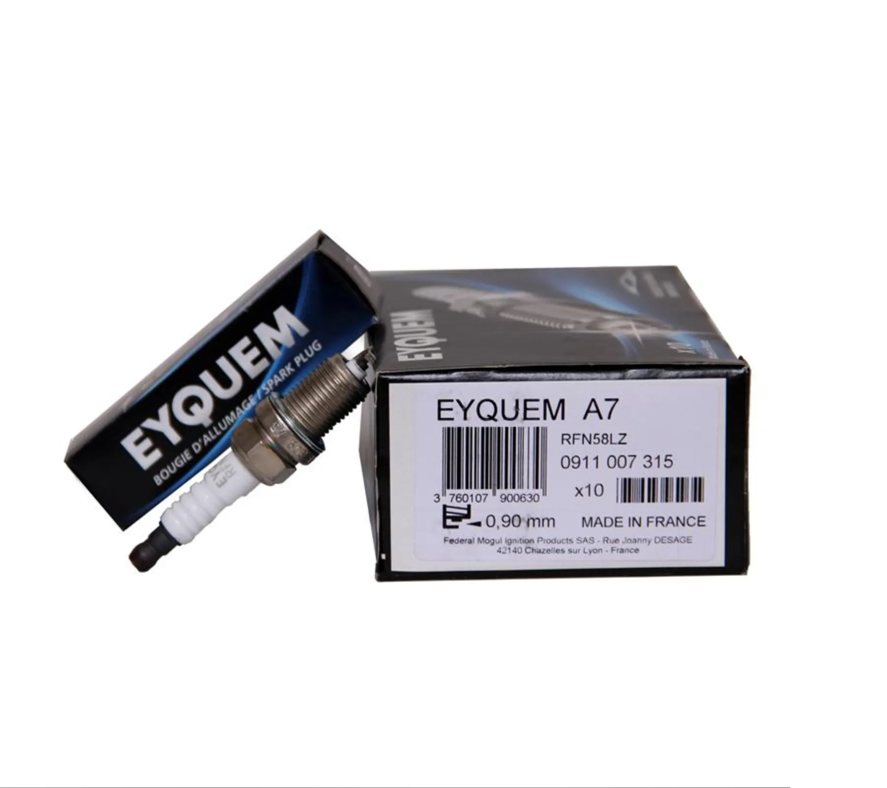 شمع تک پلاتین اکیوم EYQUEM RFN58LZ پایه کوتاه مناسب برای پراید، تیبا، کوییک، ساینا، شاهین، L90، ریو و زانتیا